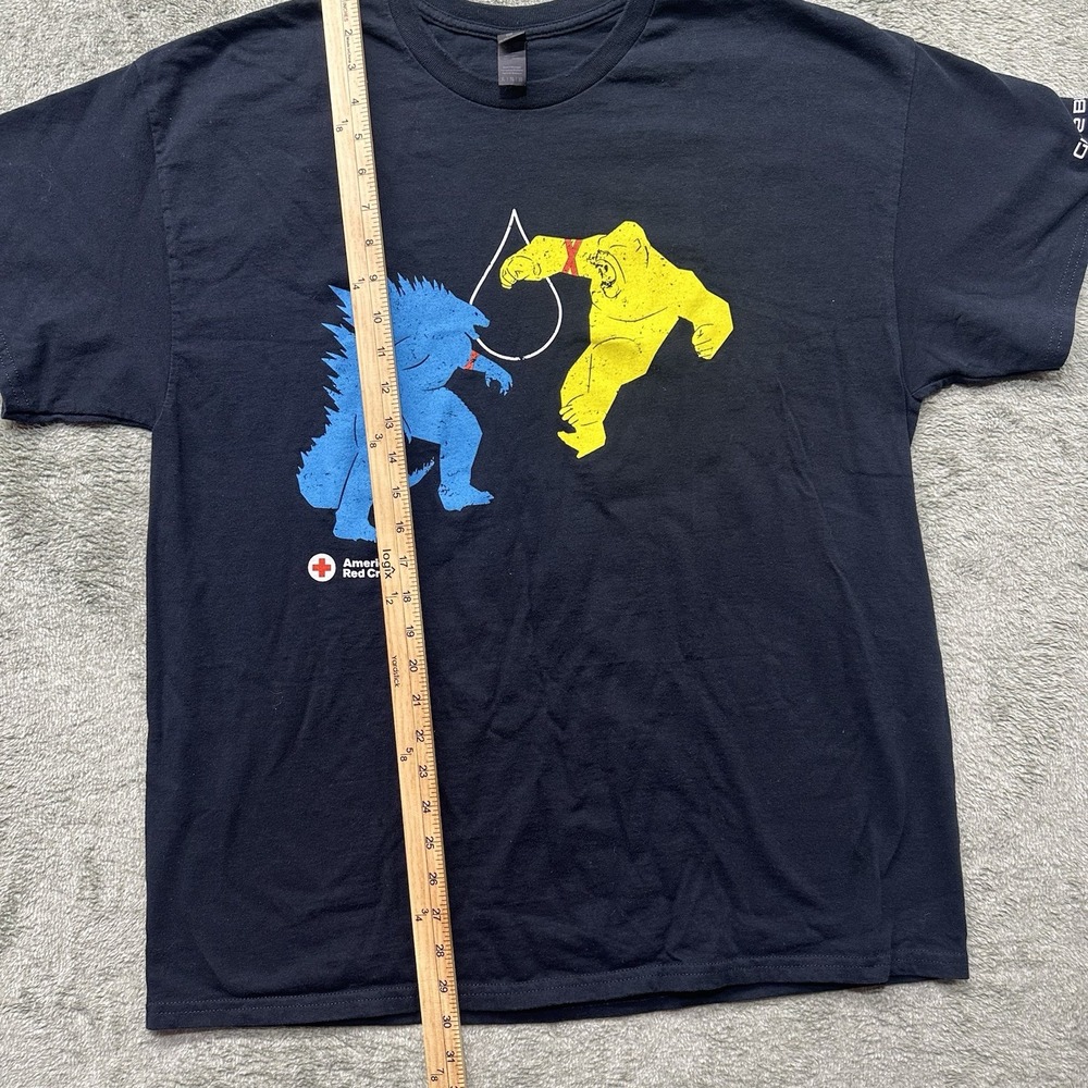 Collectable Am Red Cross GODZILLA x KONG Movie The New Empire T-Shirt XL - Picture 5 of 6